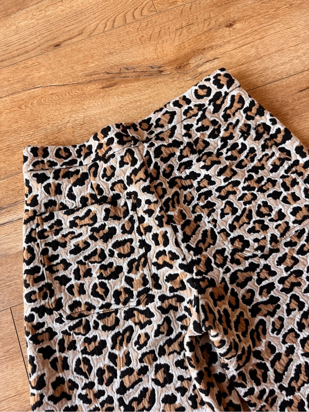 Anthropologie Maeve Leopard Print Wide Leg Pants - Picture 7 of 7